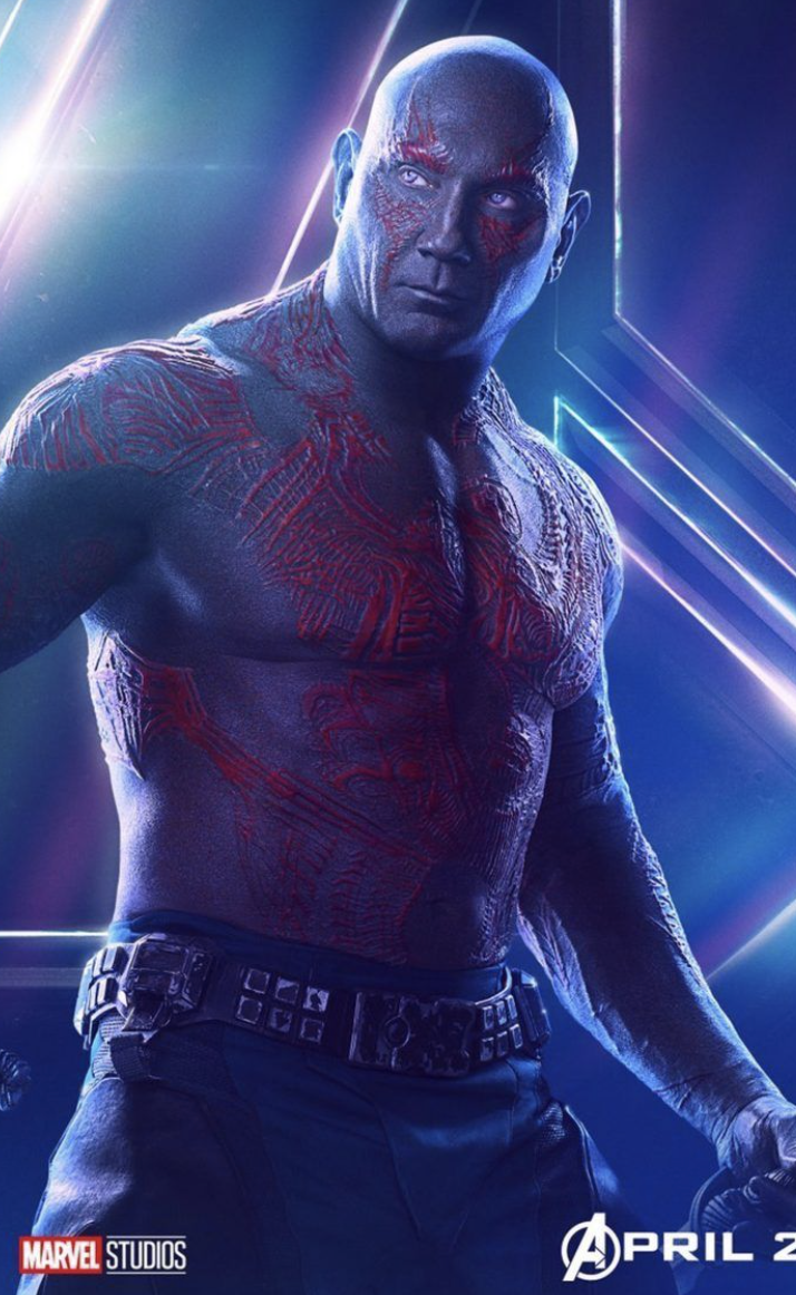 (Drax in endgame) At His Largest, He Weighed Over 1,000 Pounds. Drax Is More Grey In The Movies. He Has Extra Powers In The Comics. Jason Mamoa Was Originally Cast In The Role.Dave Bautista Cried After Hearing He Got The Part. His Real Name Is Arthur Douglas. In The Comics, Drax's Family Was Killed By Thanos Instead Of Ronan. His Daughter's Alive In The Comics.