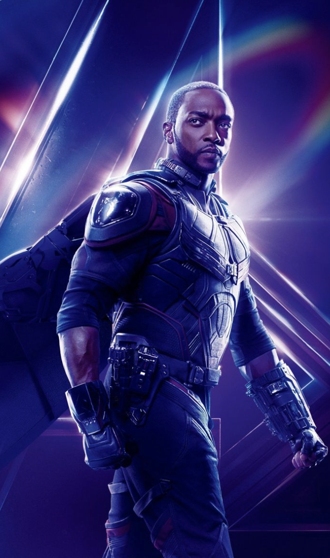 (Falcon in endgame)  He Is The First African-American Superhero. He’s An Orphan. He Is A Politician + A Social Worker. He Can Communicate With Birds. He Crossed Paths With Red Skull. He Became Captain America. His Wings Were Designed By Black Panther. His Real Name Is Clarence(in 8 miles).