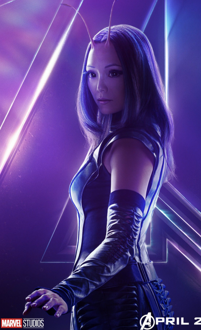 (Matis in endgame) She Married A Tree. She Joined The Avengers. Her Father Is A Blind Supervillain Named Libra. Mantis Fought Doctor Strange During The Avengers-Defenders War. Mantis Tried To Have An Affair With Vision. Kang The Conqueror Kept Coming Back To The 20th Century Because Of Mantis. Mantis Has Telepathic, Empathic, And Plant Powers.