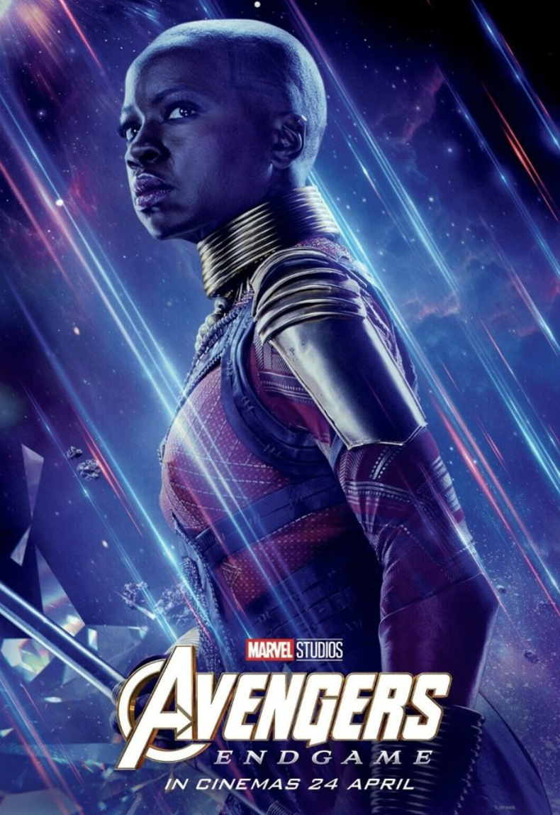 (Okoye in endgame) Okoye is a fictional character in the Marvel Cinematic Universe. She is played by Danai Gurira. Okoye is the general of the Dora Milaje, Wakanda's elite female bodyguards, while also serving as the head of armed forces and intel. She was born into the Border Tribe, and is the wife of fellow tribesman W'Kabi, who until recently was head of its security.